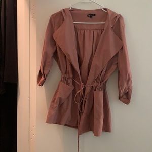 Rose Trench Coat